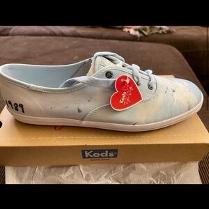 taylor swift 1989 seagull seagulls shoes sneakers shoe NEW NWT blue keds size 9